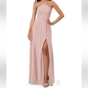 Azazie Dusty Rose Bailey Bridesmaids Dress